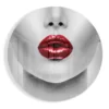rode lippen vrouw glasschilderij skr 4001 b