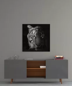 Tijger Dieren Glasschilderij - Afbeelding 4