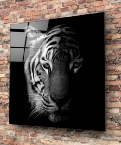 Tijger Dieren Glasschilderij - Afbeelding 3