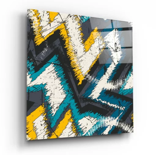 trillingen abstract glasschilderij KGLS 3066 b