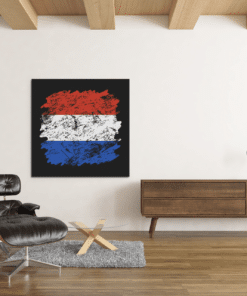 OEFE 1163 nederlandse vlag canvas schilderij c