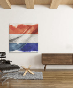 OEFE 1165 nederlandse vlag canvas schilderij b