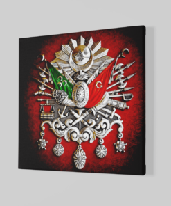 Alternative view of Ottomaanse Wapenschild Canvas Schilderij