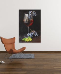 ALIVA 1232 druivenwijn canvas schilderij b