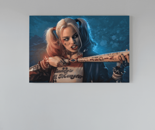 ALIVA 1235 harley quinn canvas schilderij a