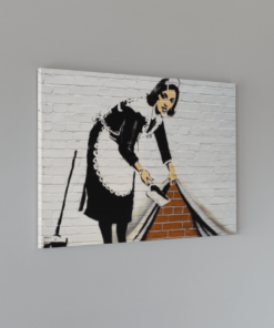 ALIVA 1237 banksy graffiti canvas schilderij b