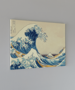 ALIVA 1243 the big wave off kanagawa canvas schilderij b