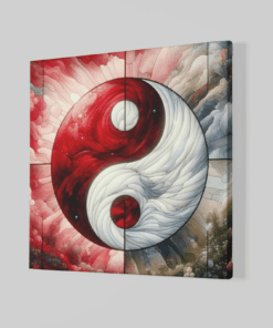 Alternative view of Yin en Yang Canvas Schilderij