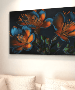 ALIVA 1199 bloesem kleurrijk canvas schilderij a