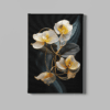 ALIVA 1209 bloemen wit geel canvas schilderij