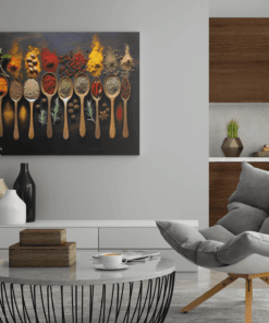 ALIVA 1213 kruiden canvas schilderij c