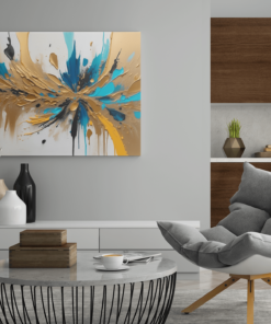 ALIVA 1252 abstract kunst canvas schilderij c