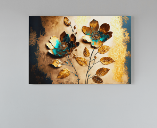 ALIVA 1253 bloem abstract canvas schilderij
