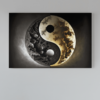 ALIVA 1255 yin en yang canvas schilderij