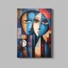 ALIVA 1259 gezichten abstract canvas schilderij