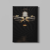 ALIVA 1262 vrouw zwart goud canvas schilderij