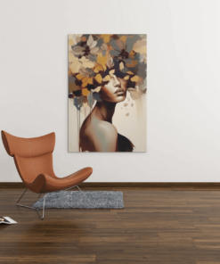 ALIVA 1265 kunst vrouw canvas schilderij b
