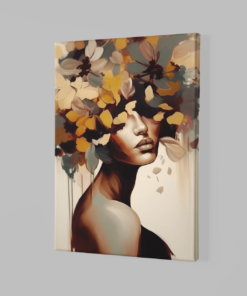 ALIVA 1265 kunst vrouw canvas schilderij c