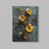 ALIVA 1267 gedroogde bloemen canvas schilderij