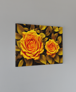 Alternative view of Gele Rozen Canvas Schilderijen