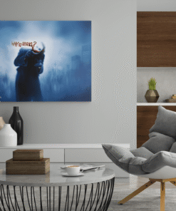 ALIVA 1270 why so serious canvas schilderij b