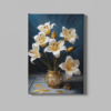 ALIVA 1274 bloemen in gouden vaas canvas schilderij