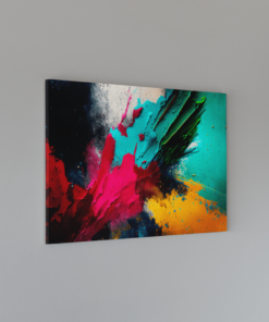 ALIVA 1277 kleurrijke abstract canvas schilderij a