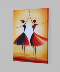 ALIVA 1280 abstract dans canvas schilderij a
