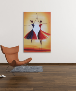 ALIVA 1280 abstract dans canvas schilderij b