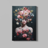 ALIVA 1282 vrouw met bloemen canvas schilderij