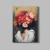 ALIVA 1284 vrouw met bloemen canvas schilderij
