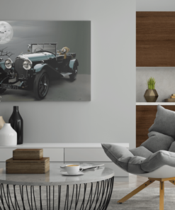ALIVA 1287 oldtimer bently canvas schilderij b