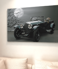 ALIVA 1287 oldtimer bently canvas schilderij c