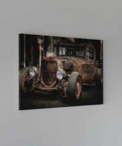 ALIVA 1288 retro car canvas schilderij a