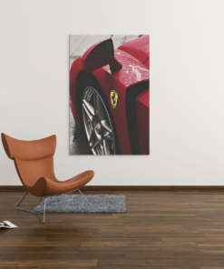 ALIVA 1291 ferrair rood canvas schilderij b