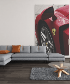 ALIVA 1291 ferrair rood canvas schilderij c