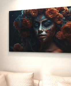 ALIVA01281 dia de los muertos canvas schilderij b