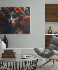 ALIVA01281 dia de los muertos canvas schilderij c