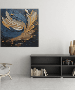 OEFE 1177 abstract olieverf canvas schilderij a
