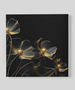 Bloemen Elegantie Canvas Schilderij