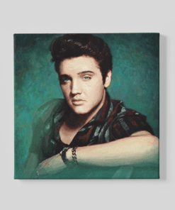 Elvis Presley Canvas Schilderij