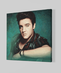 Alternative view of Elvis Presley Canvas Schilderij