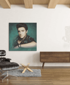 OEFE 1187 elvis presley canvas schilderij c