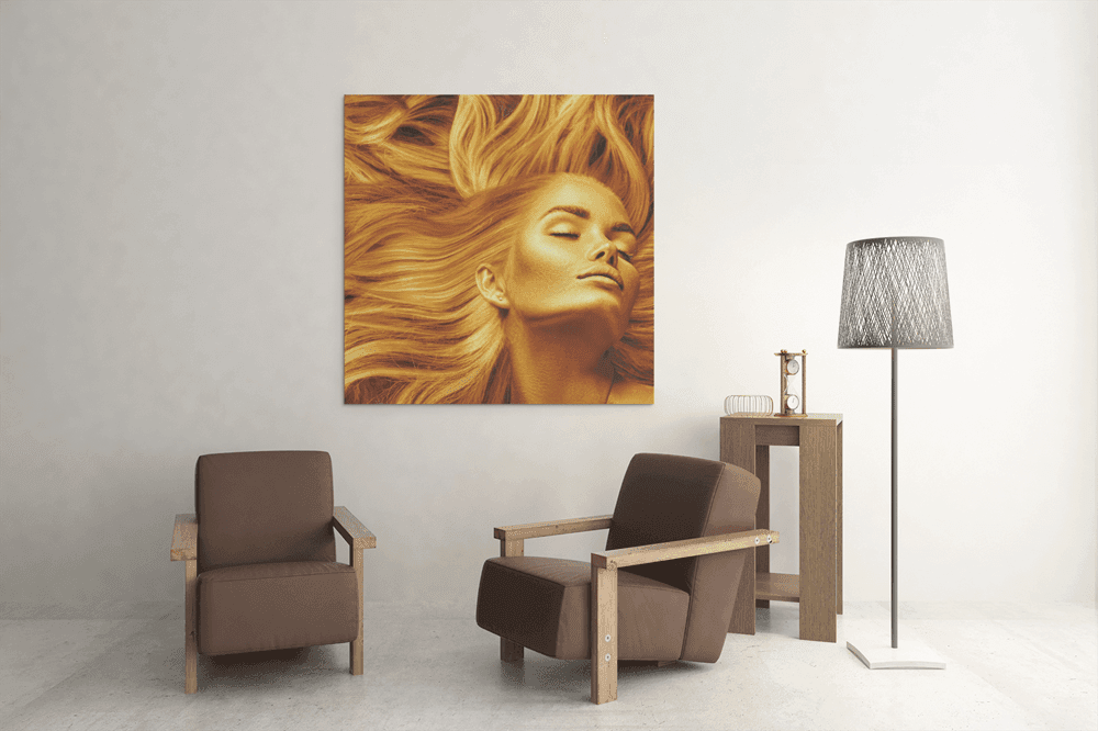 gouden-vrouw-canvas-schilderij