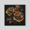 OEFE 1192 gouden rozen canvas schilderij min