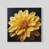 OEFE 1197 gele chrysant canvas schilderij min
