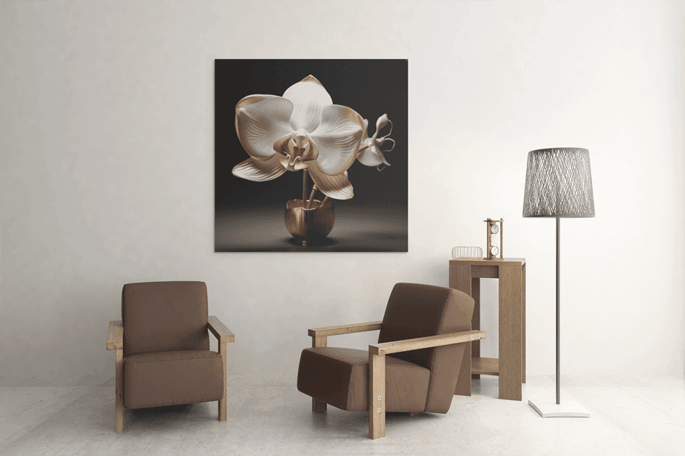 OEFE 1198 orchidee canvas schilderij d