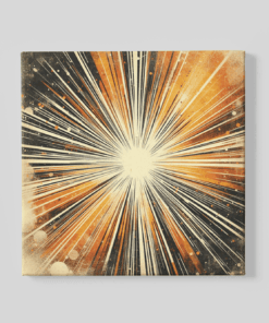 Abstract Diep Canvas Schilderij