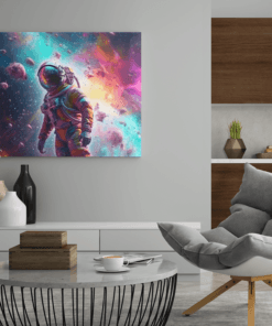 ALIVA 1300 astronaut canvas schilderij a