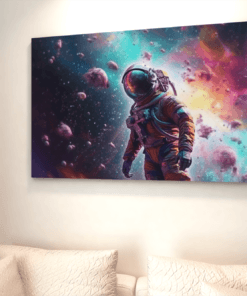 ALIVA 1300 astronaut canvas schilderij c